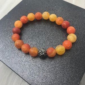 Orange Carnelian Chakra Bracelet